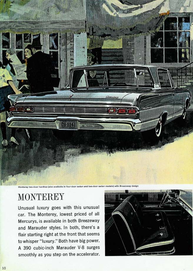 1964 Mercury Full-Size Brochure Page 20